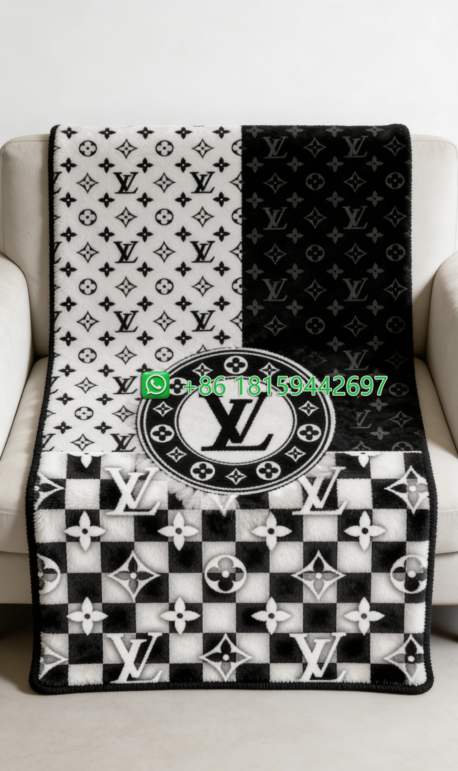 Louis Vuitton Throw Blankets